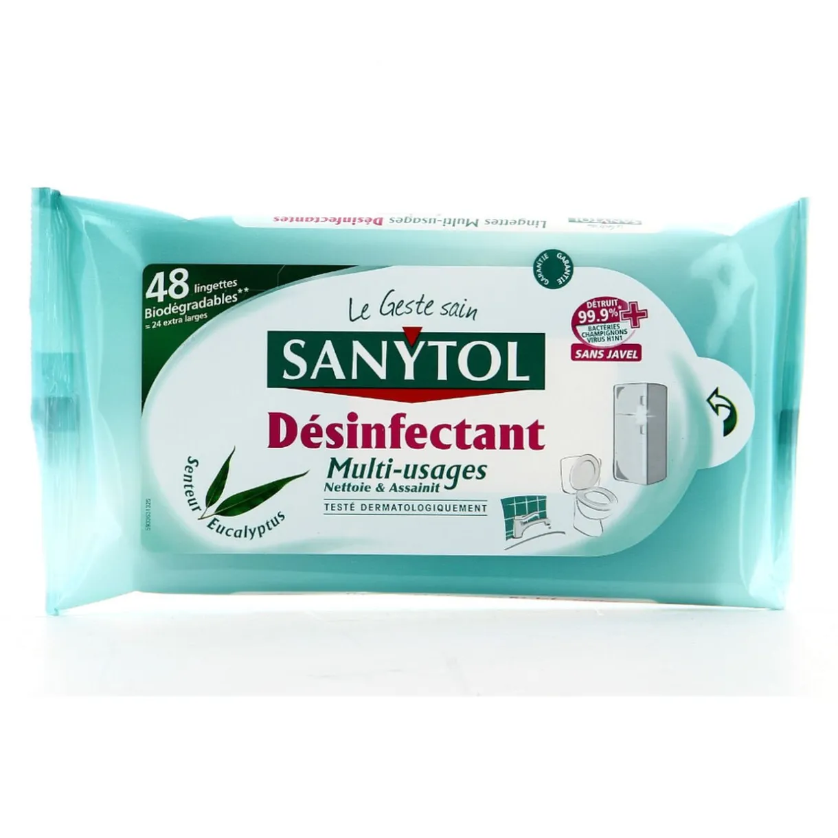 Nettoyage Et Entretien|Gifi Lingette désinfectante multi usage Sanytol x 48