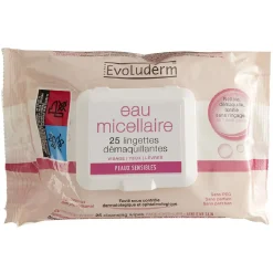 Clearance Gifi Lingette eau micellaire Peaux sensibles x25