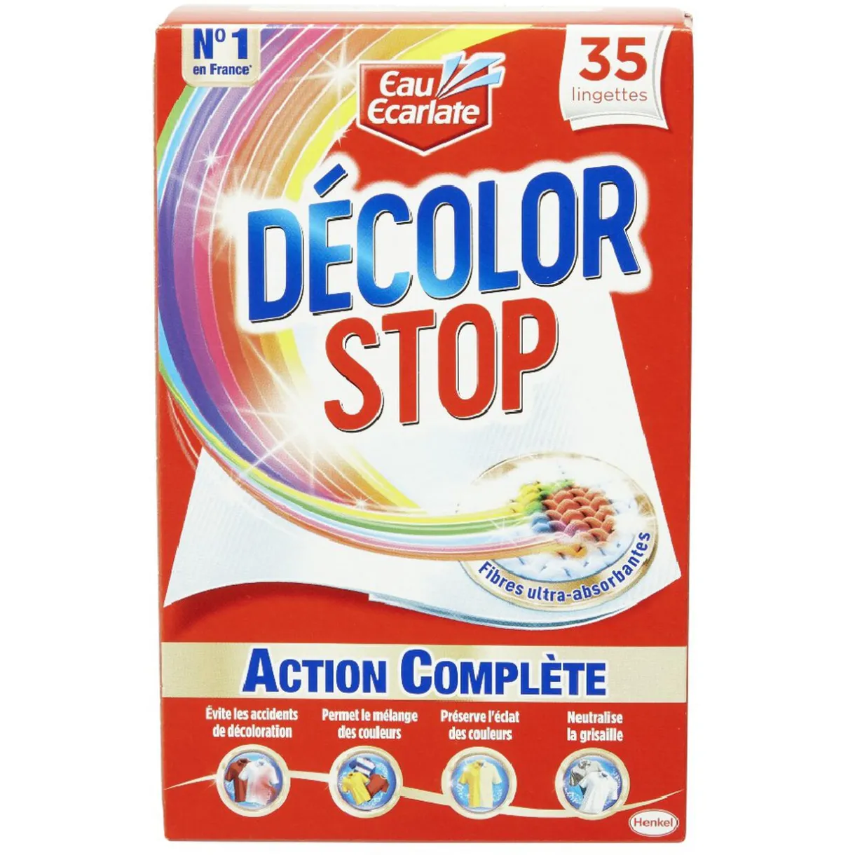 Entretien Du Linge|Gifi Lingette x35 anti-décoloration action complète rouge