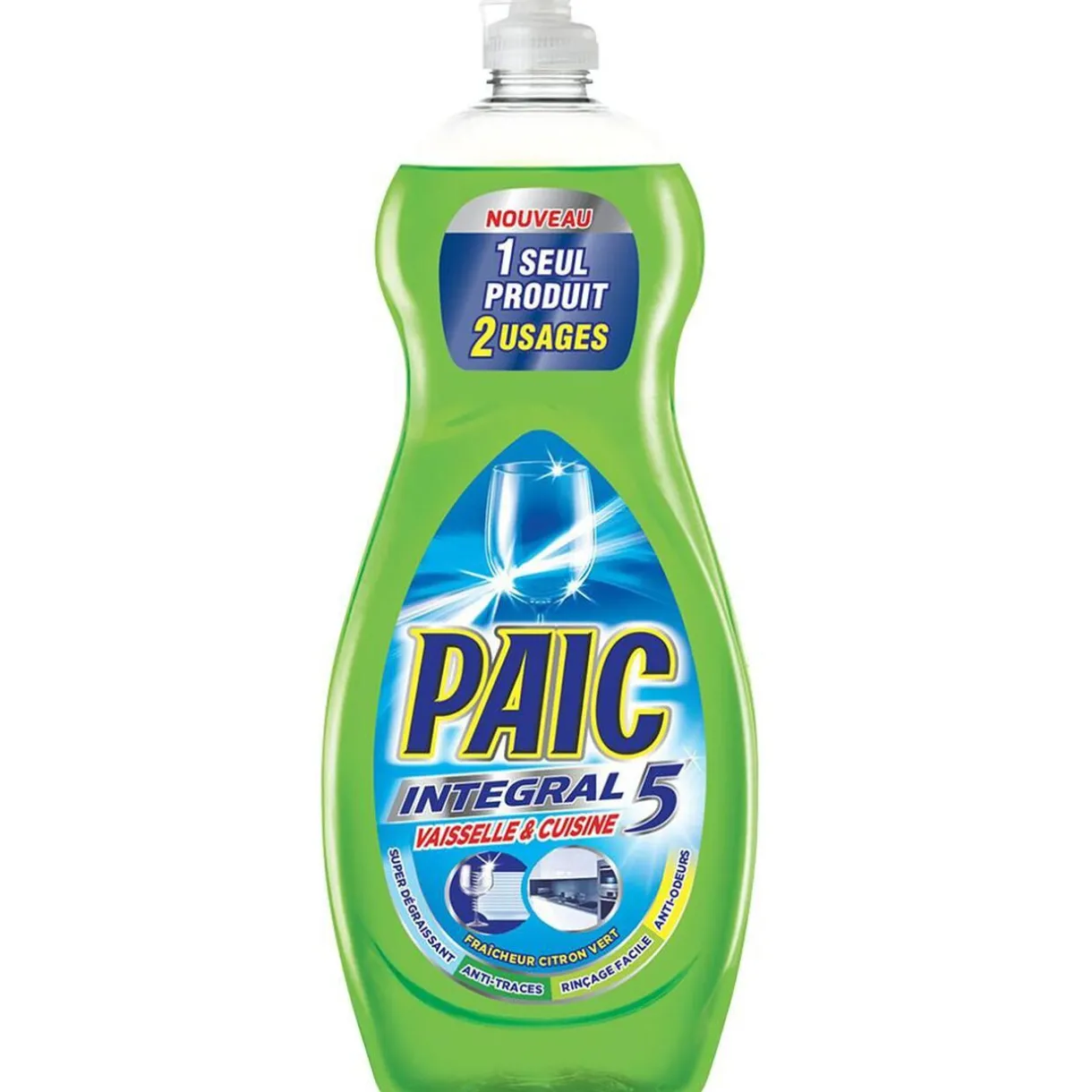Nettoyage Et Entretien|Gifi Liquide nettoyant vaisselle et cuisine Paic Integral citon vert 1,5L