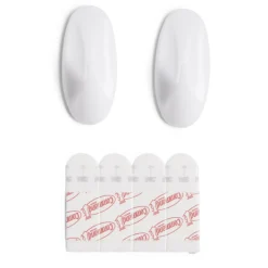 New Gifi Lot 2 crochets et 4 languettes blancs