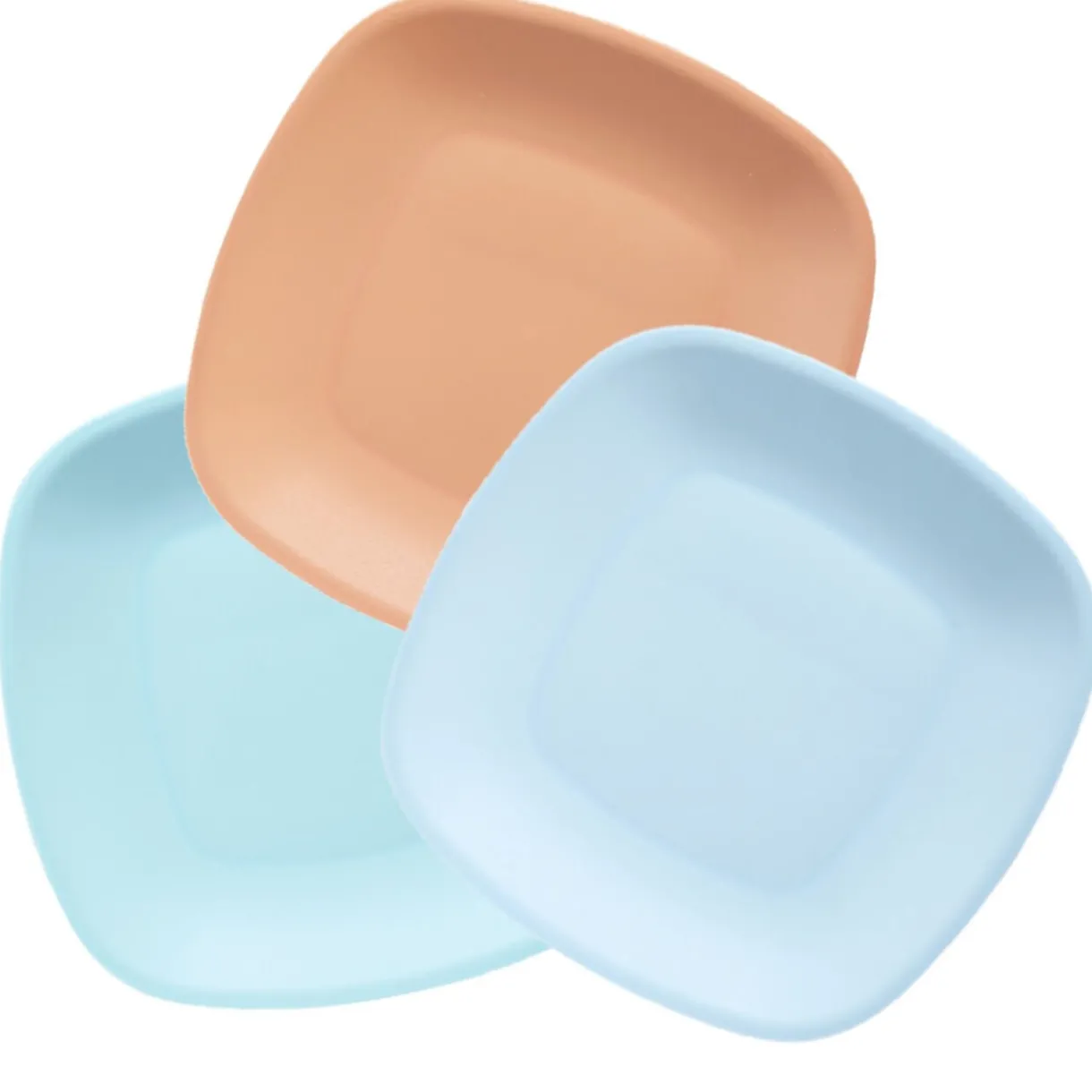 Lot de 3 assiettes colorées en plastique rigide^Gifi Hot