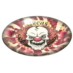 Lot de 8 assiettes en carton Ø23cm design cirque Halloween^Gifi Outlet