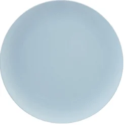 Lot de 4 assiettes plates en bambou bleu^Gifi Sale