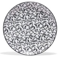 Lot de 4 assiettes plates rondes porcelaine Ø24 cm^Gifi