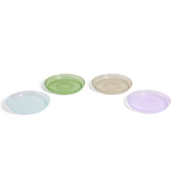 Lot de 4 assiettes pour enfant Ø18,5cm plastique coloré^Gifi Outlet