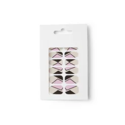 Hot Gifi Lot de 24 autocollants vernis à ongles imprimés 5 coloris