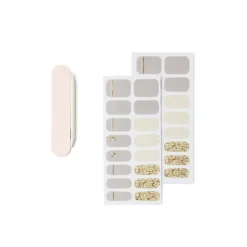 Clearance Gifi Lot de 24 autocollants vernis à ongles imprimés 6 coloris