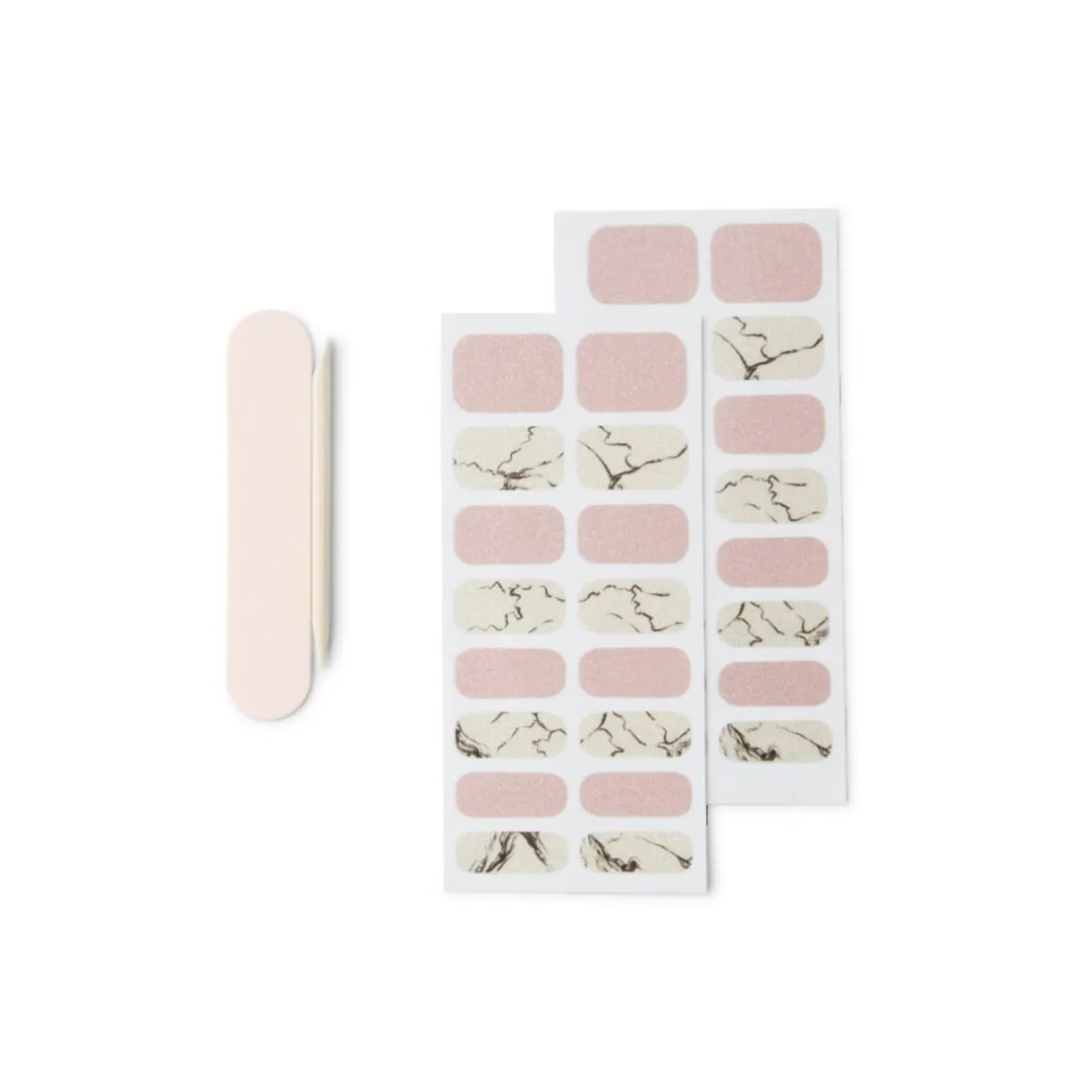 Clearance Gifi Lot de 24 autocollants vernis à ongles imprimés 6 coloris