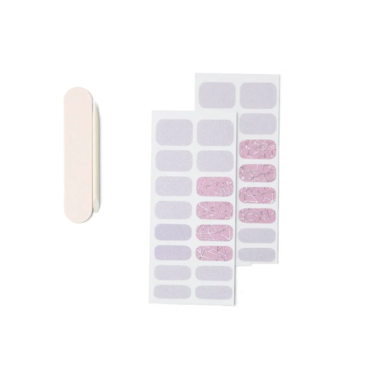 Clearance Gifi Lot de 24 autocollants vernis à ongles imprimés 6 coloris