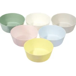 Lot de 6 bols en plastique réutilisable^Gifi Hot