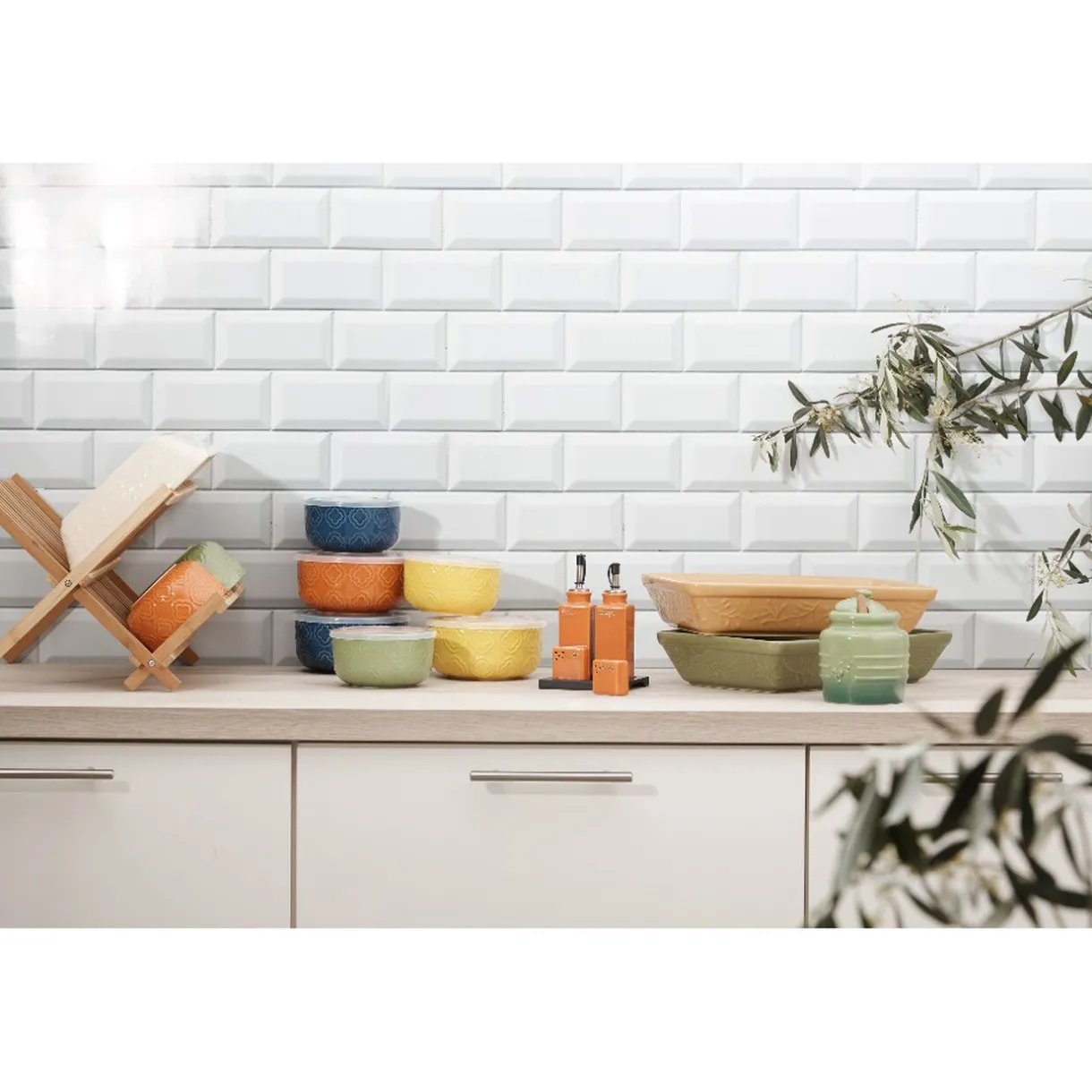 Lot de 2 boîtes alimentaires en céramique^Gifi Outlet