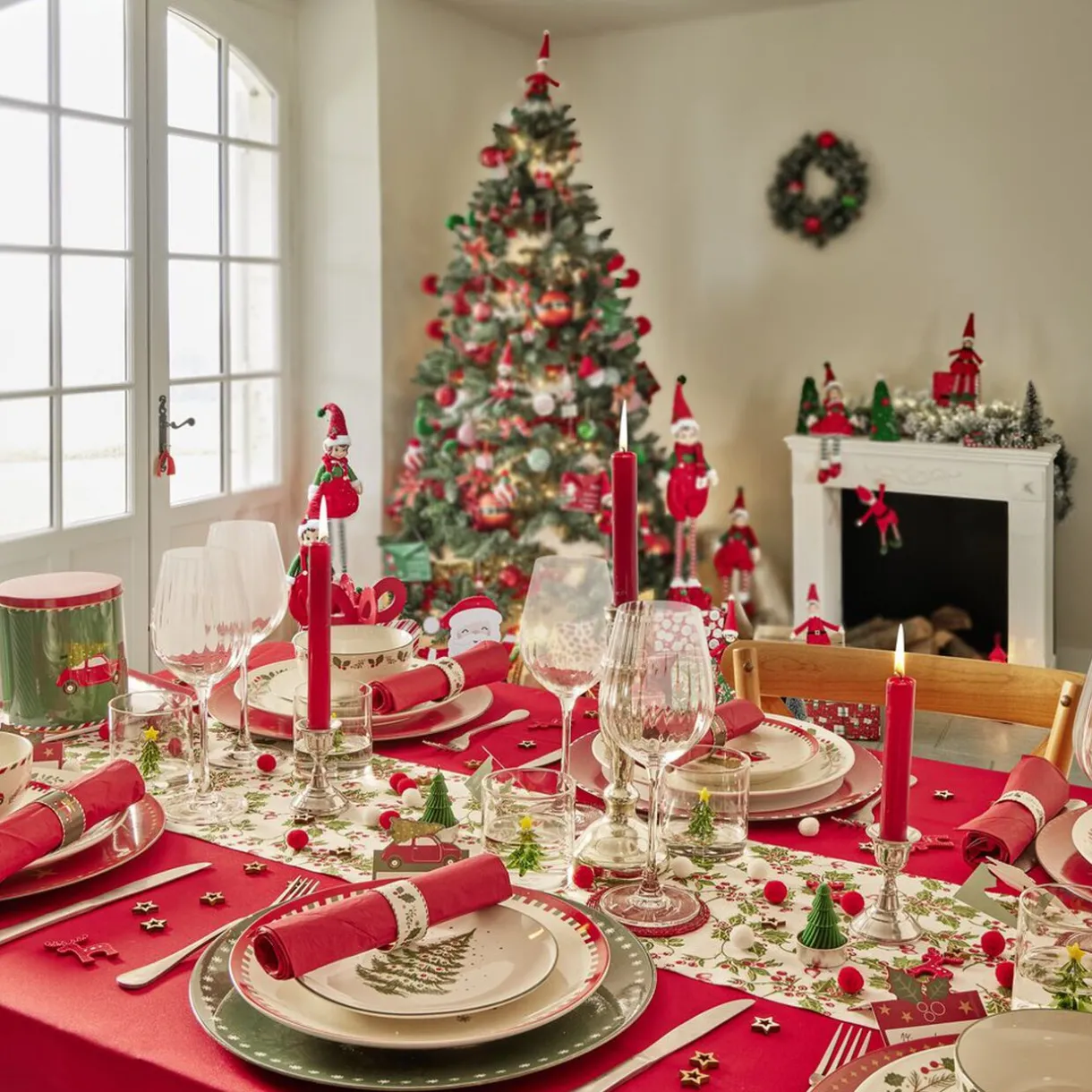 Lot de 3 boîtes alimentaires en métal décor Noël 3 tailles^Gifi Sale