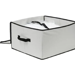 Rangement|Gifi Lot de 2 boîtes de rangement avec 2 housses sous-vide gris