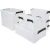 Rangement|Gifi Lot de 7 box de rangements transparents multiple tailles