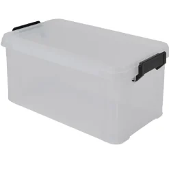 Rangement|Gifi Lot de 7 box de rangements transparents multiple tailles