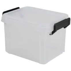 Rangement|Gifi Lot de 7 box de rangements transparents multiple tailles