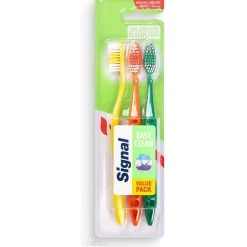 Online Gifi Lot de 3 brosses à dents Signal médium orange/jaune/vert