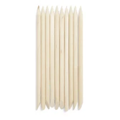 Clearance Gifi Lot de 10 bâtonnets repousse-cuticules en bambou