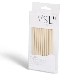 Clearance Gifi Lot de 10 bâtonnets repousse-cuticules en bambou
