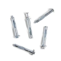 Clearance Gifi Lot de 5 chevilles métal avec vis Ø8x46mm charge 30kg