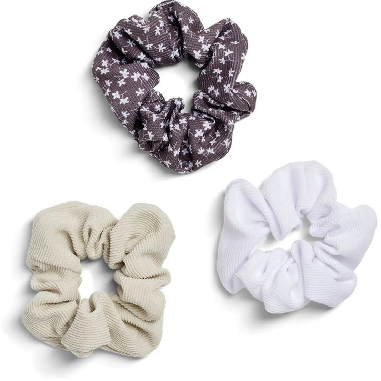 Best Gifi Lot de 3 chouchous assortis marron beige blanc