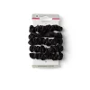 Gifi Lot de 5 chouchous scrunchies polyester satiné noir