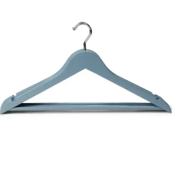 Rangement|Gifi Lot de 5 cintres en bois et métal 44,5x23cm - 4 coloris