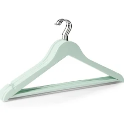 Rangement|Gifi Lot de 5 cintres en bois et métal 44,5x23cm - 4 coloris