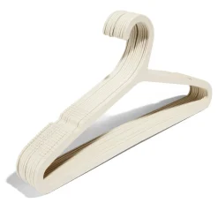 Rangement|Gifi Lot de 25 cintres en paille de blé brun 43x21,5cm