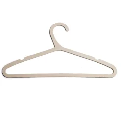 Rangement|Gifi Lot de 25 cintres en paille de blé brun 43x21,5cm