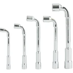 New Gifi Lot de 5 clés à pipe Ø8/10/12/13/17mm métal gris