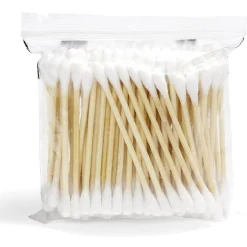 Hot Gifi Lot de 100 coton-tiges en bambou et coton
