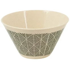 Lot de 4 coupelles motif géométrique noir et beige^Gifi Online