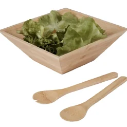 Lot de 2 couverts à salade en bambou^Gifi Online
