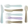 Lot de 12 couverts pour enfant plastique coloré^Gifi Clearance