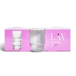 Lot de 3 gobelets en verre empilables 32,5cl^Gifi New