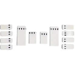 New Gifi Lot de 12 languettes adhésives double face pour accroche murale