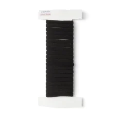 Outlet Gifi Lot de 20 élastiques à cheveux mousse polyester noir