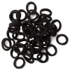Outlet Gifi Lot de 50 élastiques à cheveux mousse polyester noir