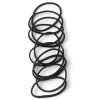 Discount Gifi Lot de 10 élastiques à cheveux basiques polyester noir