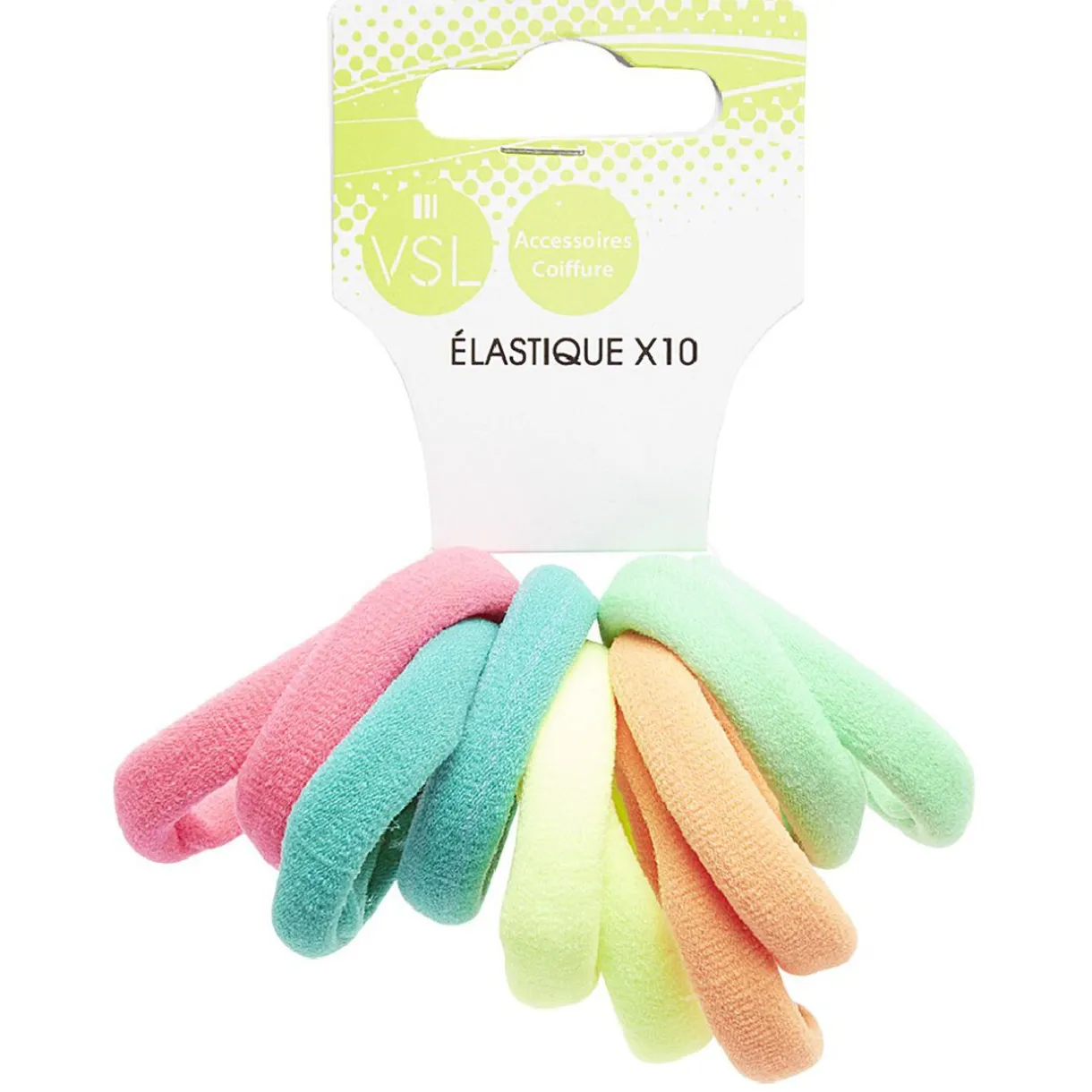 Sale Gifi Lot de 10 élastiques colorés