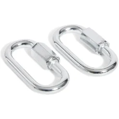 New Gifi Lot de 2 maillons rapides en acier zingué - 50 mm N°5
