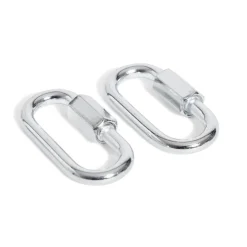 New Gifi Lot de 2 maillons rapides en acier zingué - 50 mm N°5