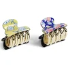 Best Gifi Lot de 2 mini pinces à cheveux motif floral