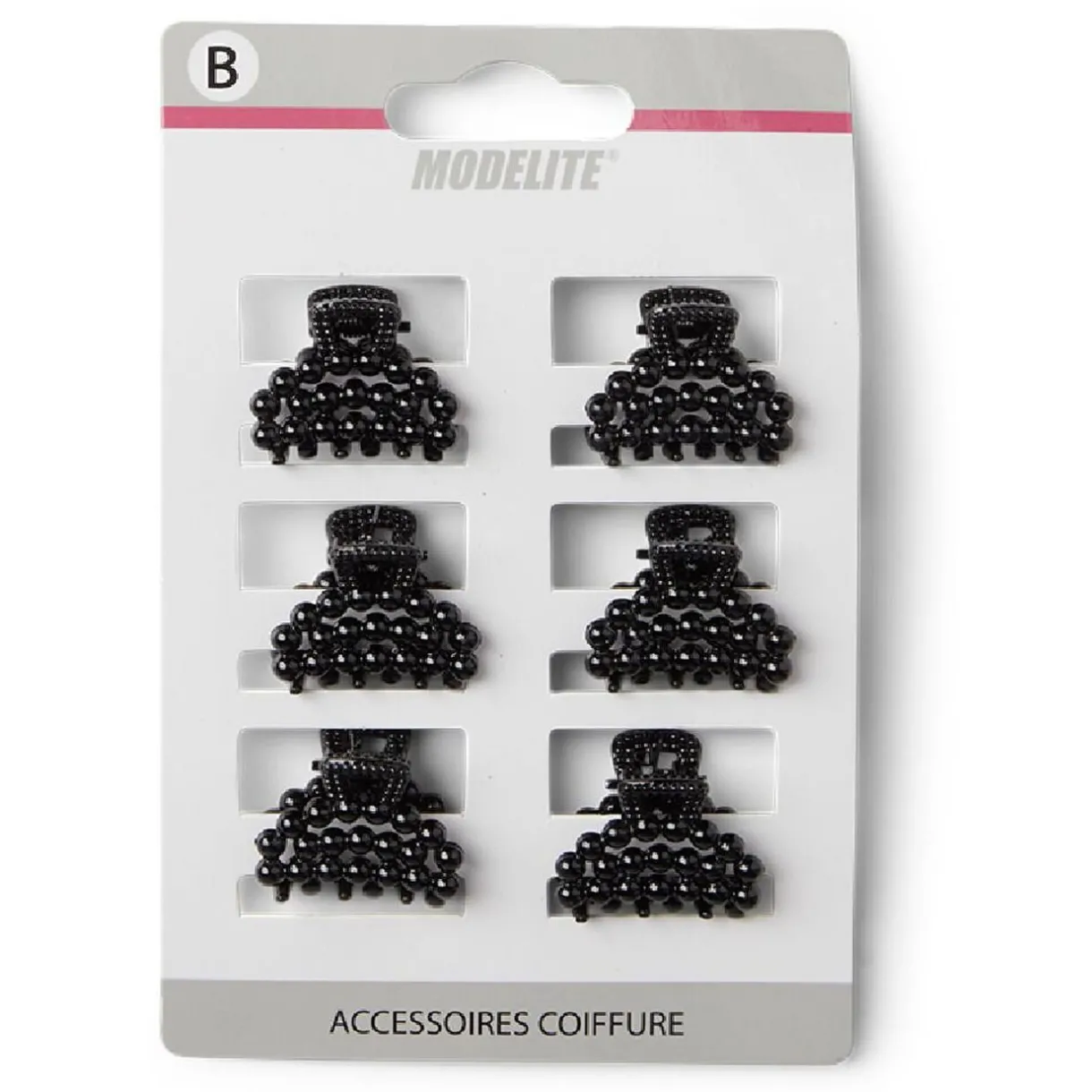 Clearance Gifi Lot de 10 mini pinces cheveux papillon noir brillant L2cm