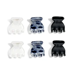 Gifi Lot de 6 mini pinces crabes à cheveux