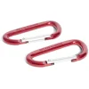 Sale Gifi Lot de 2 mousquetons alpins aluminium rouge 80 mm