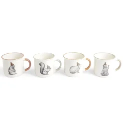 Lot de 4 mugs animaux 33,5cl^Gifi Outlet