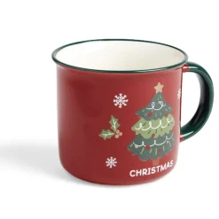 Lot de 4 mugs en céramique décor Noël 365ml^Gifi Best